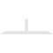 Ekena Millwork Portland Architectural Grade PVC Gable Bracket, 108"W x 31 1/2"H x 2"D x 6"F, 7/12 Pitch GBP108X32X0206POR00 - alternate 5